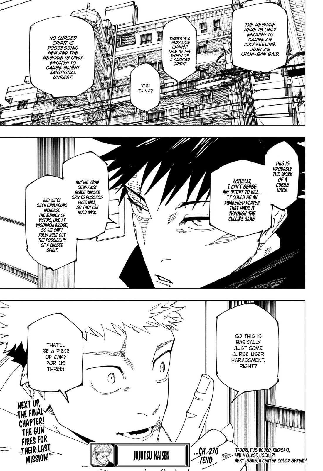 Jujutsu Kaisen Chapter 270 20